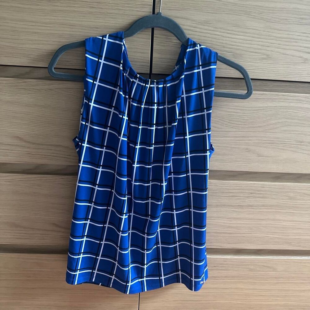 Calvin-klein Women's Blue and Navy Vest